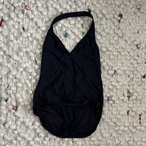 American Apparel retro One Piece halter Swimsuit XL